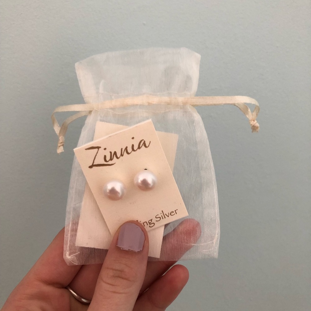 Pearl earrings